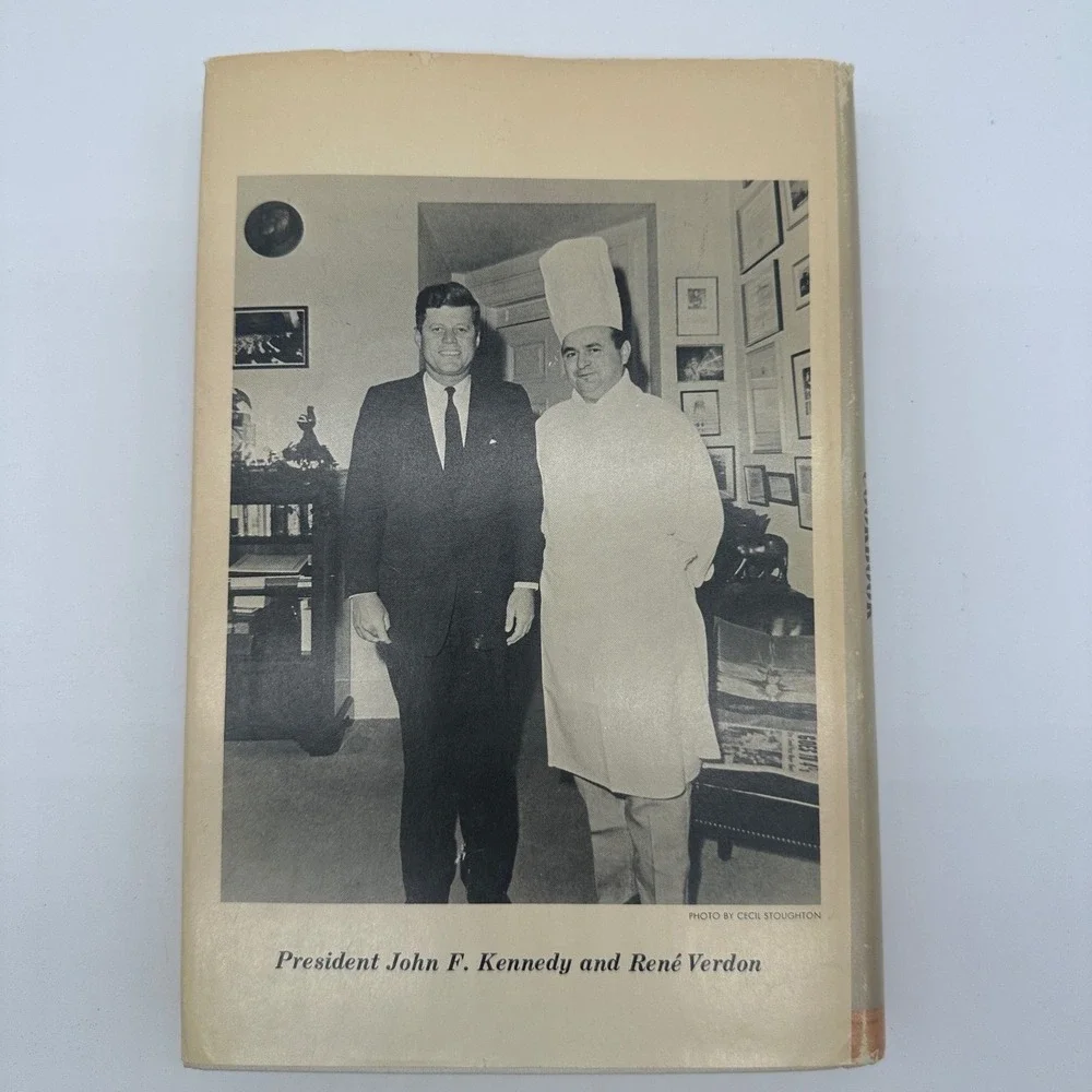 Vintage‎ 1967 The White House Cookbook René Verdon SIGNED First Edition JFK Chef